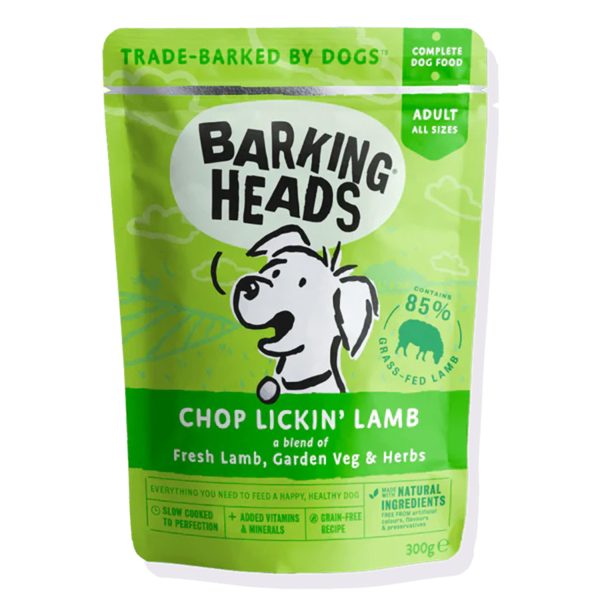 Barking Heads Chop Lickin Fresh Lamb Υγρή Τροφή Φρέσκο Αρνί 300gr