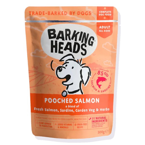 Barking Heads Pooched Fresh Salmon Υγρή Τροφή Φρέσκος Σολομός 300gr