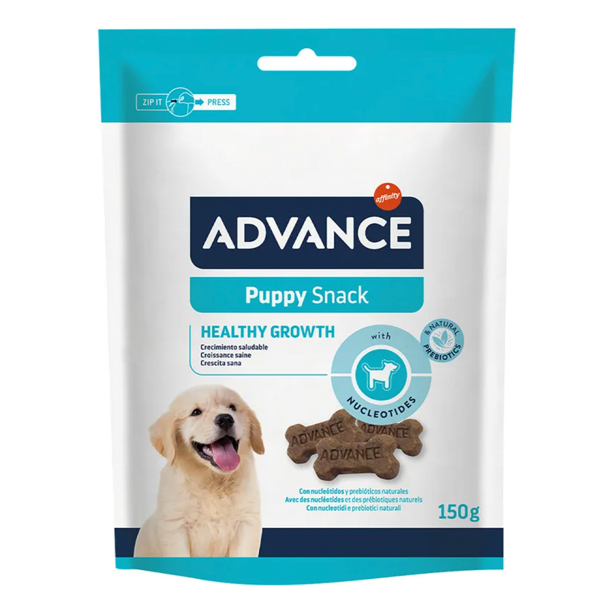 1 Advance Puppy Snack Μαλακά Μπισκότα Με Δημητριακά 150gr - Image 1