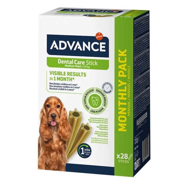 Advance Medium Dental Stick Με Δημητριακά & Κρέας 720gr