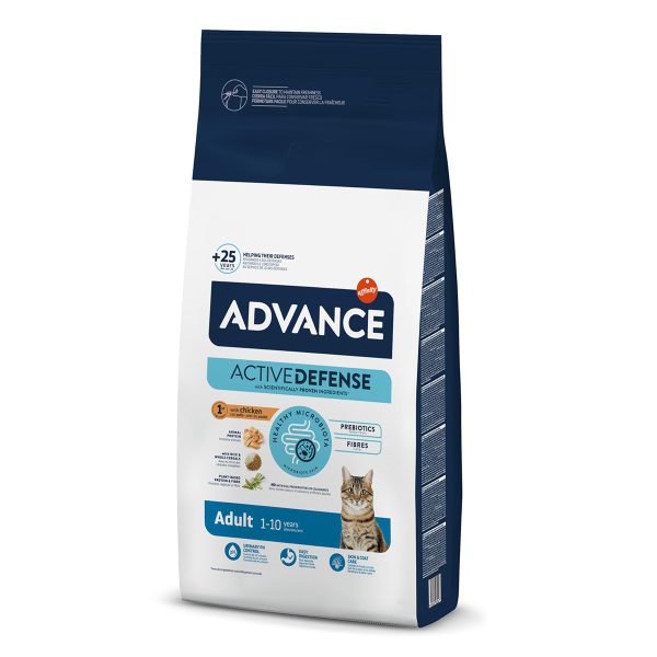 Advance Cat Adult Ξηρά Τροφή Κοτόπουλο & Ρύζι 15kg