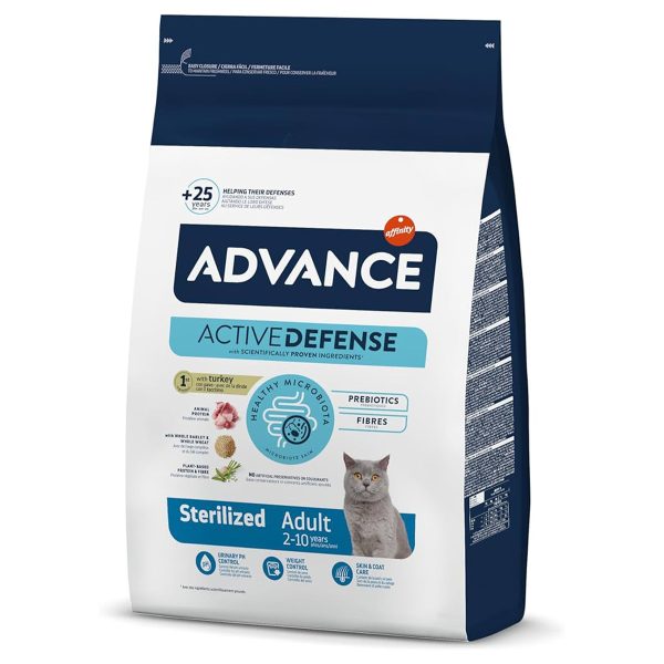 Advance Cat Sterilised Adult Ξηρά Τροφή Γαλοπούλα 1.5kg