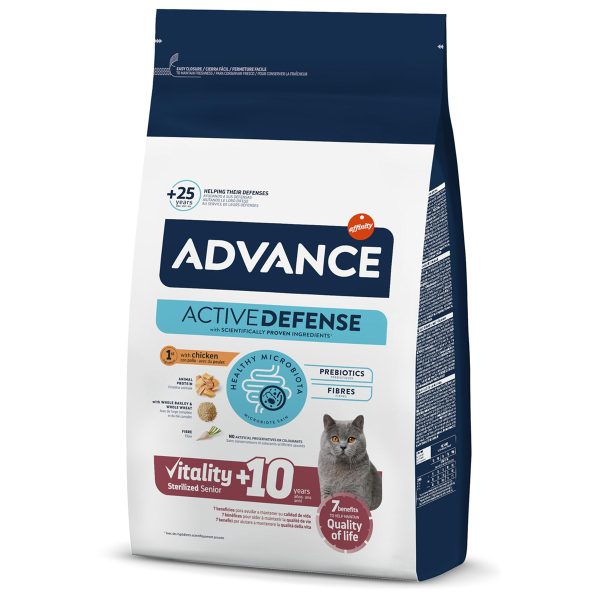 Advance Cat Senior Sterilised Ξηρά Τροφή Κοτόπουλο 1.5kg