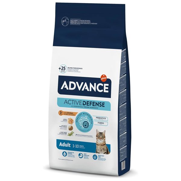 Advance Cat Adult Ξηρά Τροφή Κοτόπουλο & Ρύζι 3kg