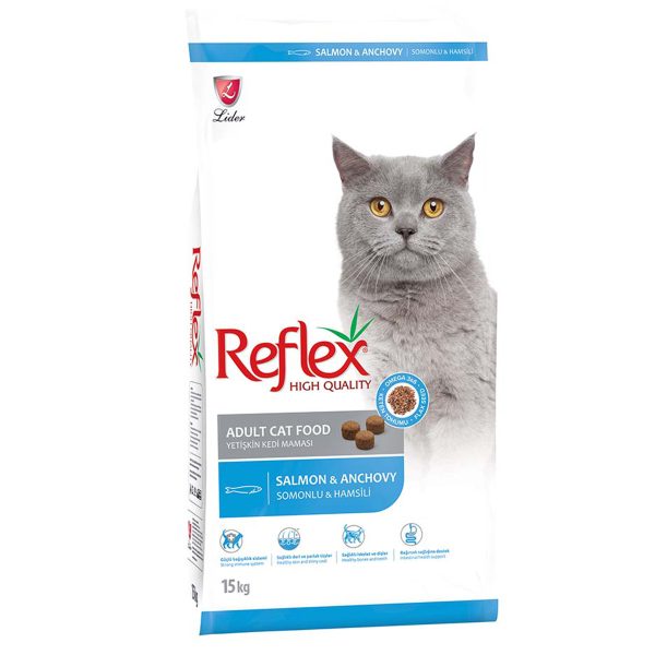 Reflex Cat Adult Ξηρά Τροφή Σολομός & Γαύρος 15kg