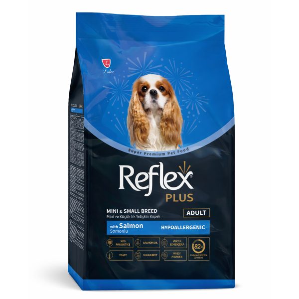 Reflex Plus Dog Adult Mini Small Salmon & Rice Ξηρά Τροφή Σολομός & Ρύζι 3kg