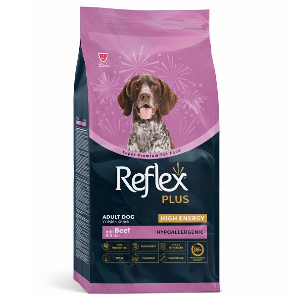 Reflex Plus Dog Adult Medium Large High Energy Beef Ξηρά Τροφή Βοδινό 3kg