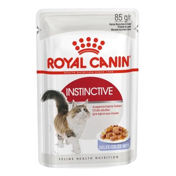 Royal Canin Instinctive Jelly Υγρή Τροφή Για Γάτες Κρέας Σε Ζελέ 85gr