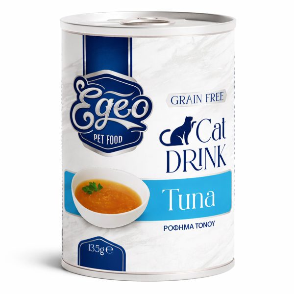 Egeo Cat Drink Grain Free Tuna Ρόφημα Για Γάτες Με Τόνο 135gr