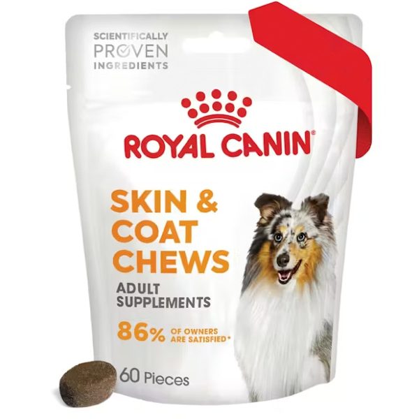 Royal Canin Skin & Coat Chews Συμπλήρωμα Διατροφής Για Σκύλους Πουλερικά 240gr