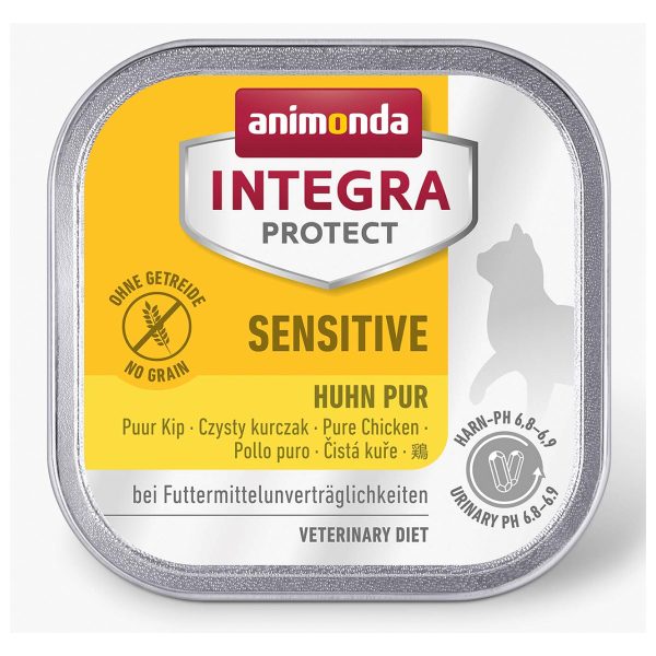 Animonda Integra Protect Sensitive Κλινική Υγρή Τροφή Για Γάτες Κοτόπουλο 100gr