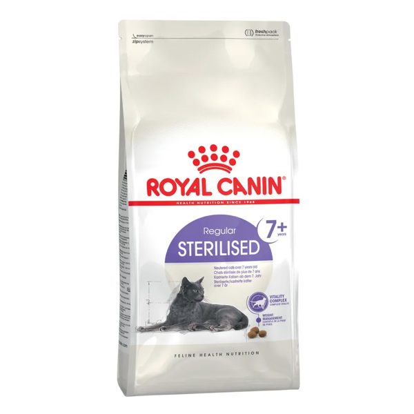 Royal Canin Sterilised 7+ Ξηρά Τροφή Για Στειρωμένες Ηλικιωμένες Γάτες 400gr
