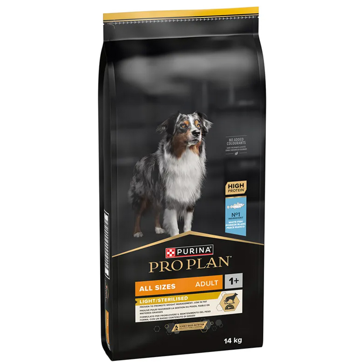 d Purina Pro Plan Light Sterilised All Sizes Adult Ξηρά Τροφή Για Ενήλικους & Στειρωμένους Σκύλους Ψάρι 14kg - Image 1