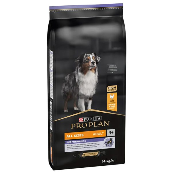 Purina Pro Plan Performance All Sizes Adult Ξηρά Τροφή Για Ενήλικους Σκύλους Κοτόπουλο 14kg