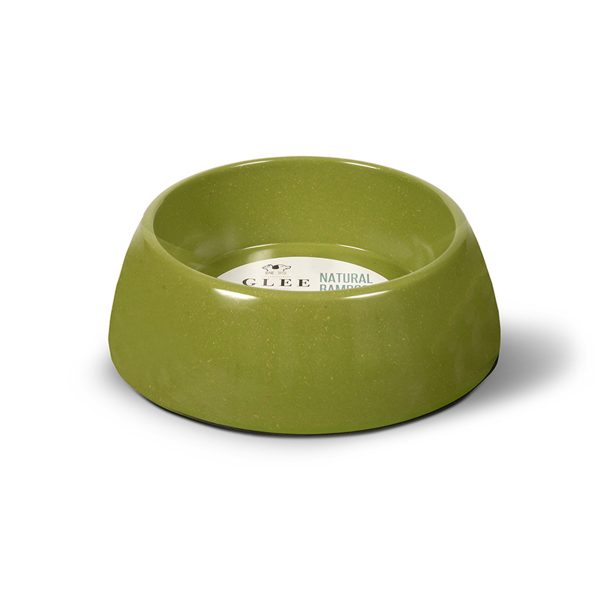 Glee Natural Bamboo Small Μπολ Μελαμίνης, Bamboo Φαγητού & Νερού Για Σκύλους & Γάτες 160ml