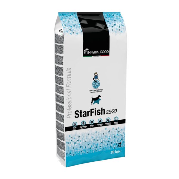 Imperial Starfish Adult 25/20 Μονοπρωτεϊνική Ξηρά Τροφή Για Σκύλους Ρέγγα 20kg