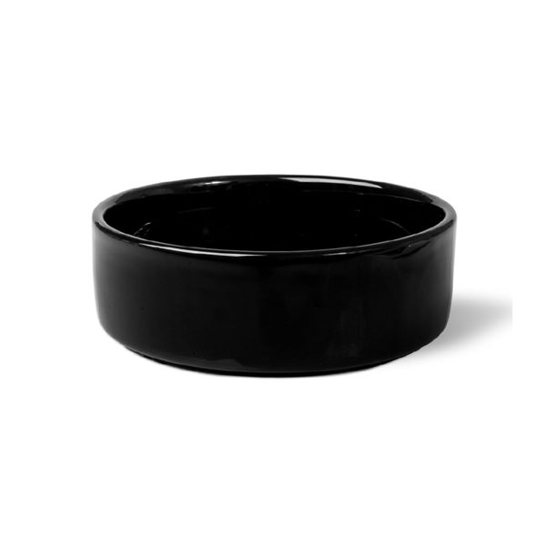 Glee Shine Small Κεραμικό Μπολ Μαύρο Για Σκύλους & Γάτες 400ml
