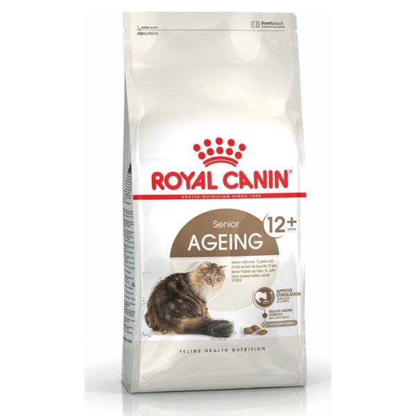 Royal Canin Ageing Senior 12+ Ξηρά Τροφή Για Ηλικιωμένες Γάτες 2kg ( Ημερομηνία λήξης 28/3 )