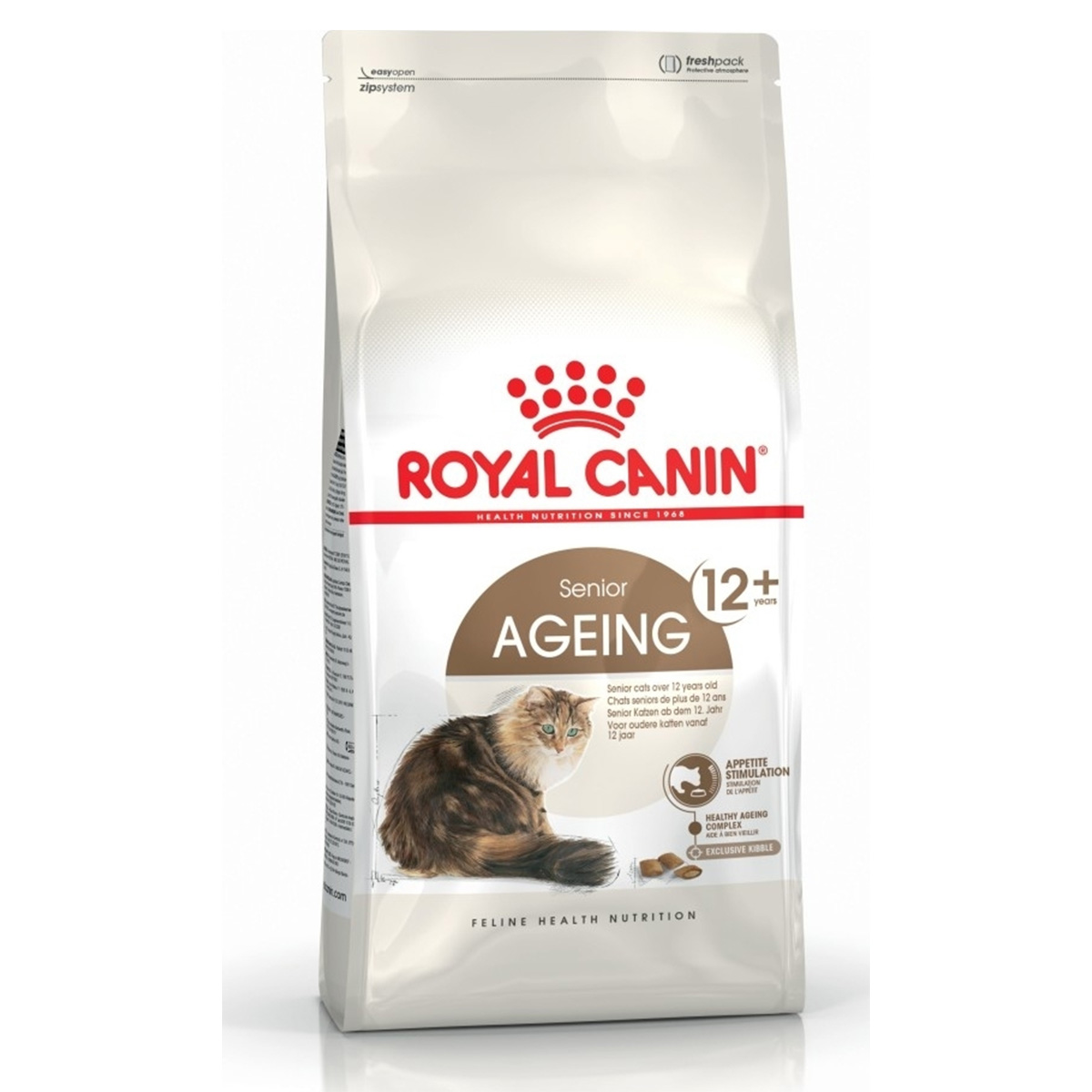 f Royal Canin Ageing Senior 12+ Ξηρά Τροφή Για Ηλικιωμένες Γάτες 2kg ( Ημερομηνία λήξης 28/3 ) - Image 1