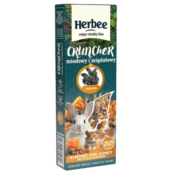 Herbee Cruncher Μείγμα Σπόρων Για Τρωκτικά Με Μέλι & Αμύγδαλα 115gr
