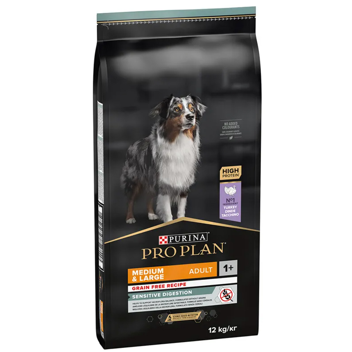 f Purina Pro Plan Grain Free Sensitive Digestion Adult Medium & Large Ξηρά Τροφή Για Ενήλικους Σκύλους Γαλοπούλα 12kg - Image 1