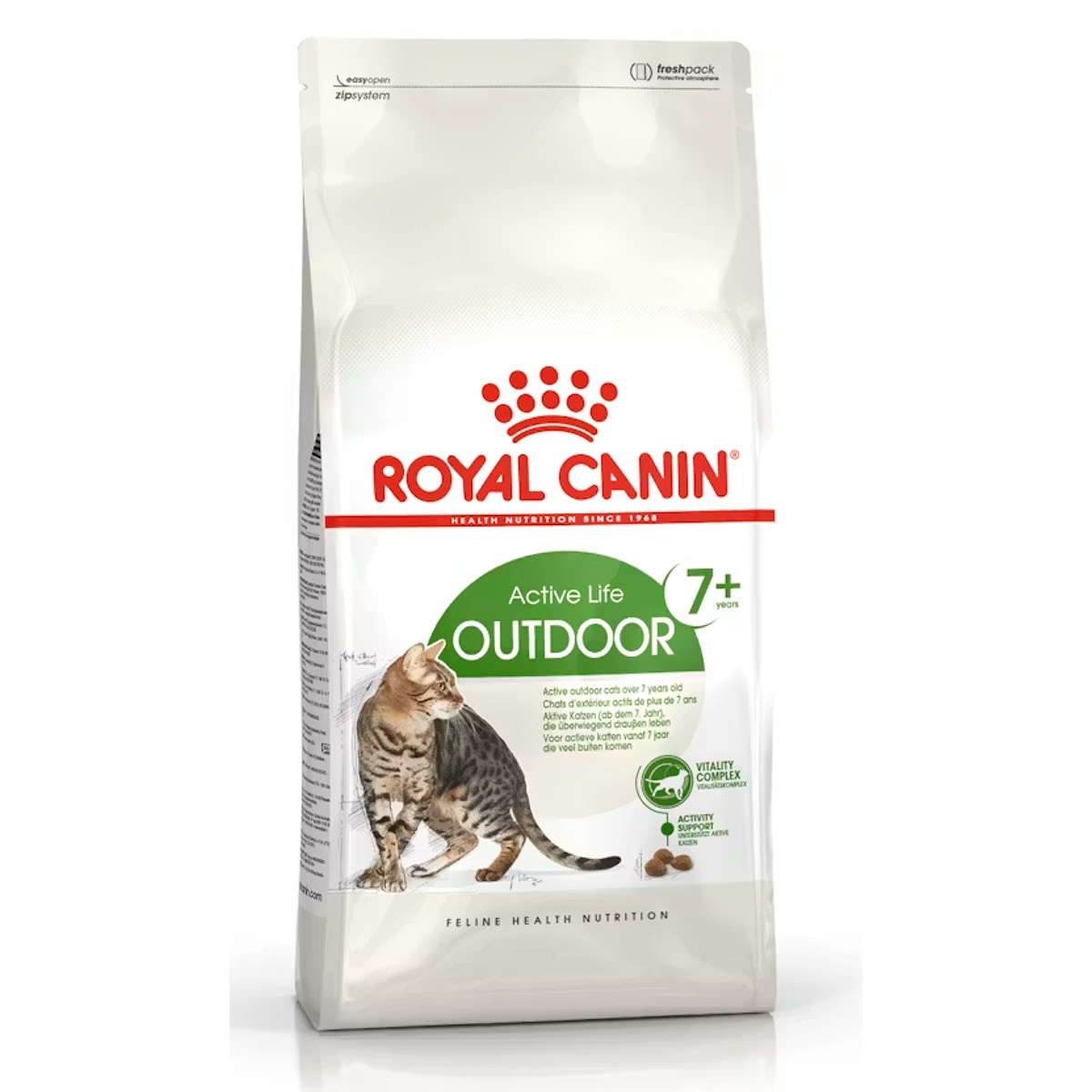 f Royal Canin Active Life Outdoor 7+ Ξηρά Τροφή Για Γάτες 2kg - Image 1