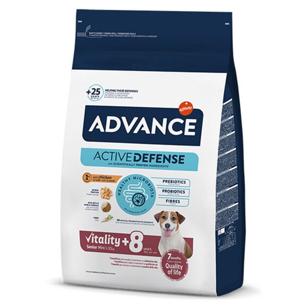 Advance Senior Mini Chicken Rice Ξηρά Τροφή Κοτόπουλο & Ρύζι 3kg