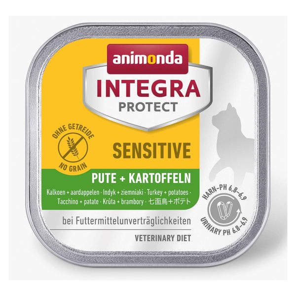 Animonda Integra Protect Sensitive Κλινική Υγρή Τροφή Για Γάτες Γαλοπούλα & Πατάτες 100gr