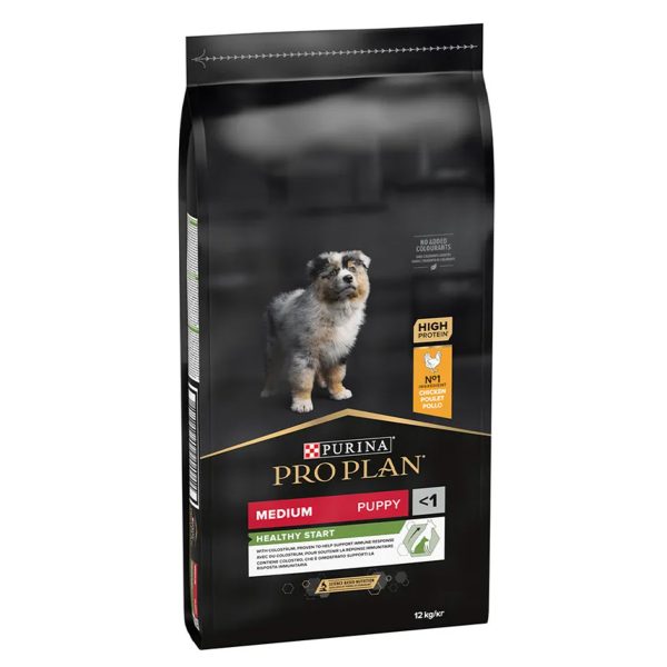 Purina Pro Plan Healthy Start Puppy Medium Ξηρά Τροφή Για Κουτάβια Κοτόπουλο 12kg
