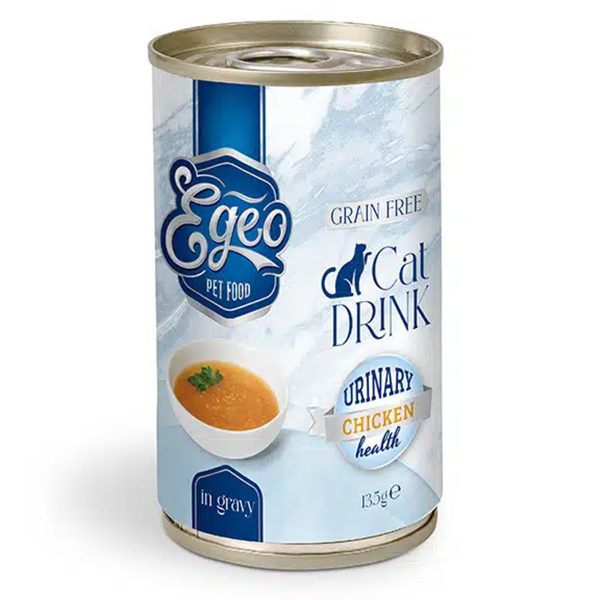 Egeo Cat Drink Grain Free Urinary Health Chicken Ρόφημα Για Γάτες Με Κοτόπουλο 135gr