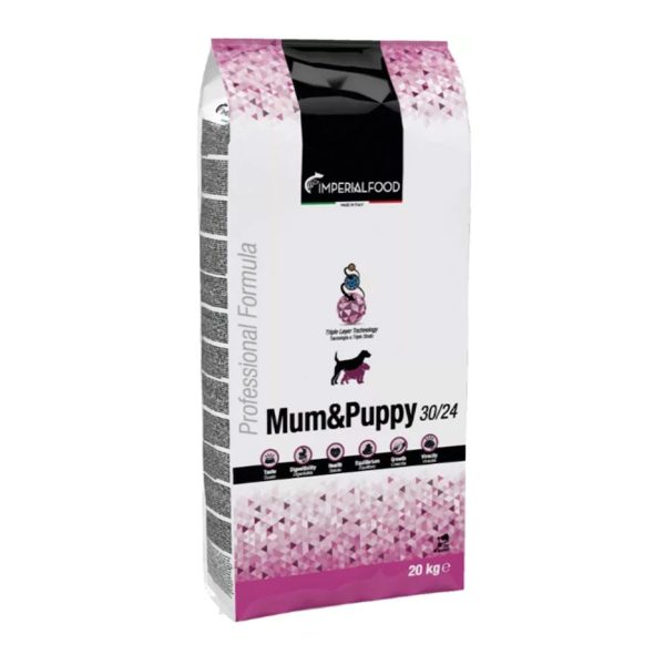 Imperial Mum & Puppy 30/24 Ξηρά Τροφή Για Σκύλους Χοιρινό 20kg