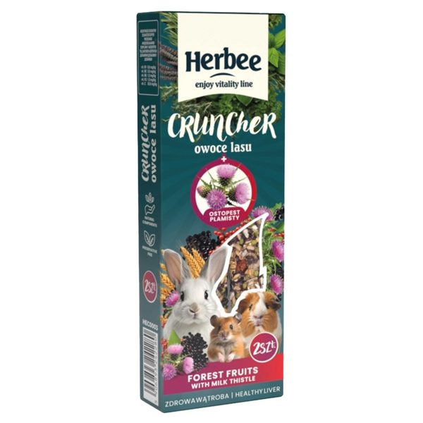 Herbee Cruncher Μείγμα Σπόρων Για Τρωκτικά Με Φρούτα του Δάσους 115gr