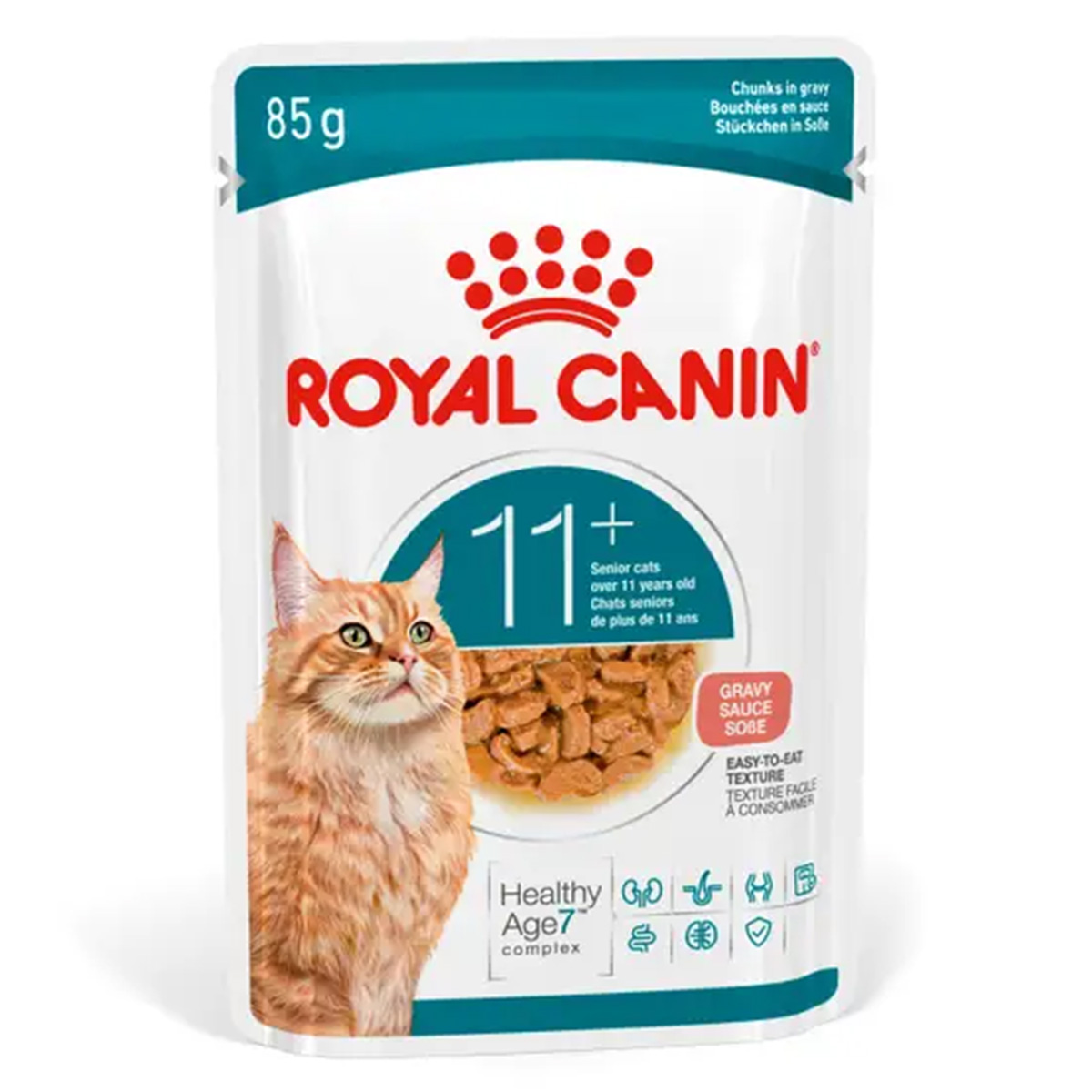 s Royal Canin Ageing 11+ Υγρή Τροφή Για Γάτες Κρέας Σε Σάλτσα 85gr - Image 1