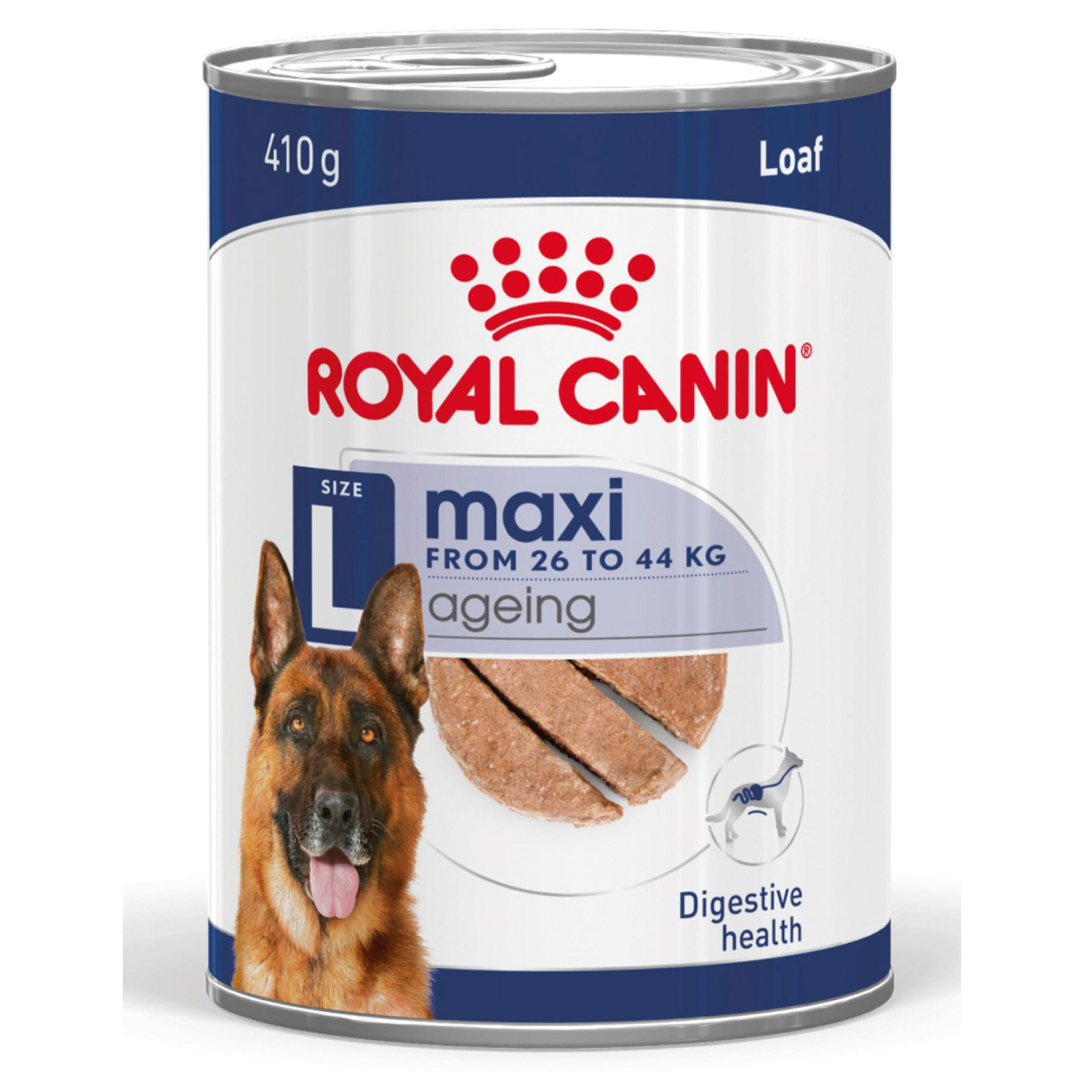 x Royal Canin Maxi Ageing Loaf Υγρή Τροφή Για Σκύλους 410gr - Image 1