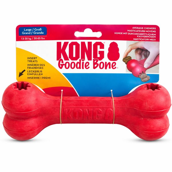 Kong Goodie Bone Large Λαστιχένιο Κόκκαλο Απασχόλησης Για Σκύλους