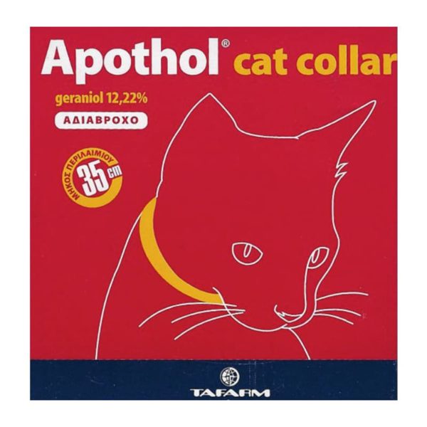 Tafarm Apothol Cat Collar Αντιπαρασιτικό Περιλαίμιο Για Γάτες 35cm