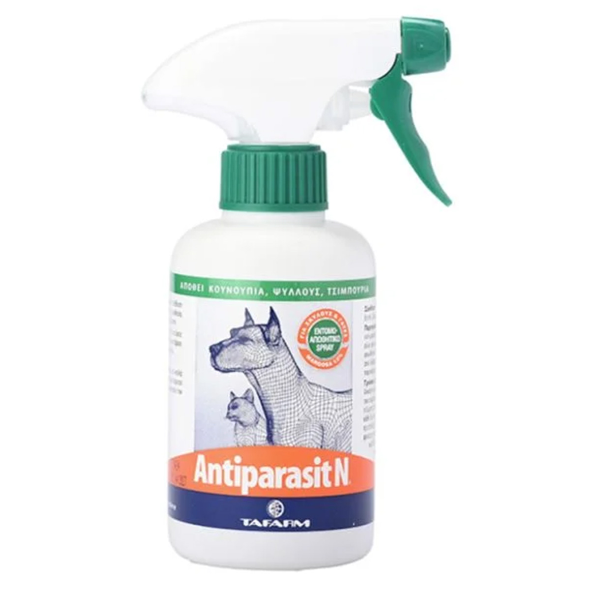 1 Tafarm Antiparasit N Εντομοαπωθητικό Spray Για Σκύλους & Γάτες 250ml - Image 1