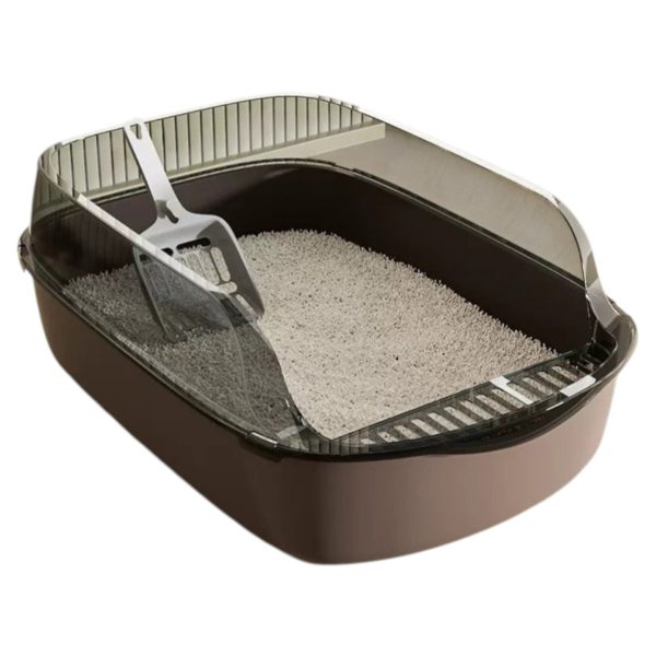 Pet's Choice Τουαλέτα Γάτας Με Υπερυψωμένα Τοιχώματα Καφέ