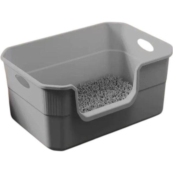 Pet's Choice Τουαλέτα Γάτας Με Υπερυψωμένα Τοιχώματα Γκρι