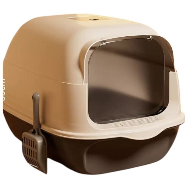 Pet's Choice Κλειστή Τουαλέτα Γάτας Με Πορτάκι Μαύρη