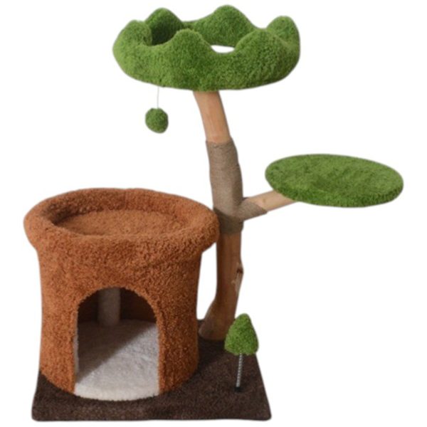 Pet's Choice Cat Tree Γατόδεντρο Κορμός Με Σπιτάκι