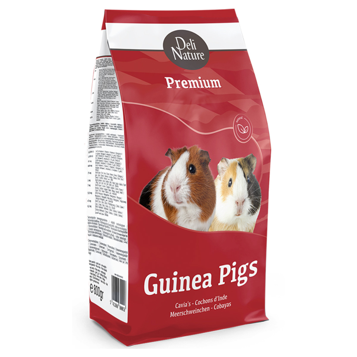 1 Deli Nature Premium Guinea Pigs Τροφή Για Ινδικά Χοιρίδια 800gr - Image 1