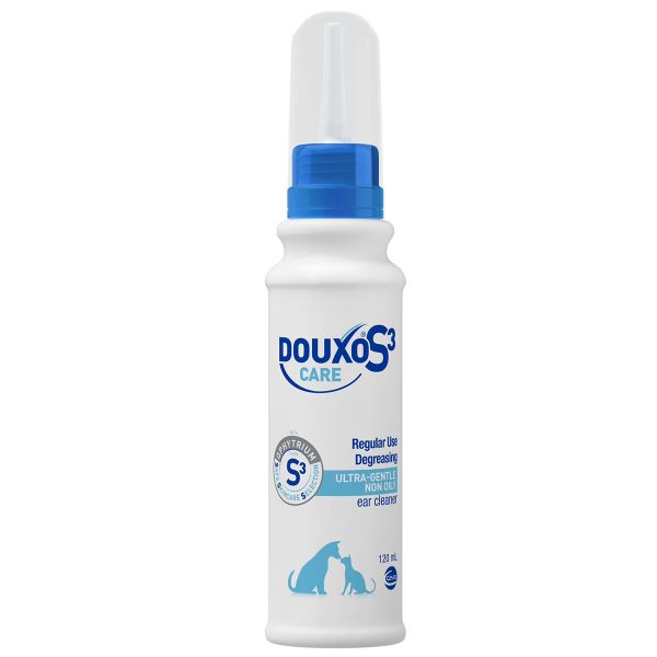 Douxos S3 Care Ear Cleaner Καθαριστικό Αυτιών Για Σκύλους & Γάτες 120ml