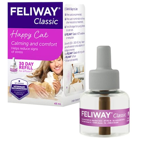 Feliway Classic Refill Ανταλλακτικό Φερομόνης Για Γάτες 48ml