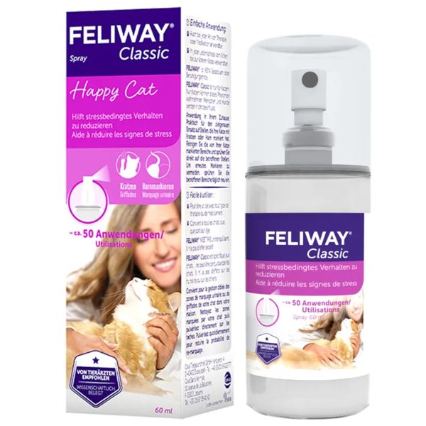 Feliway Classic Spray Φερομόνης Για Γάτες 60ml